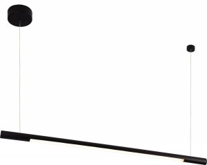 Lampa Wisząca Czarna Listwa Nad Stół LED MAXLIGHT ORGANIC HORIZON P0354D Ściemnialna
