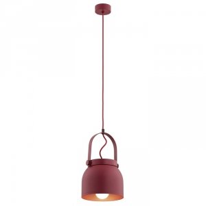 Duża Lampa Wisząca Loft Czerwona LOGAN 8282 ARGON