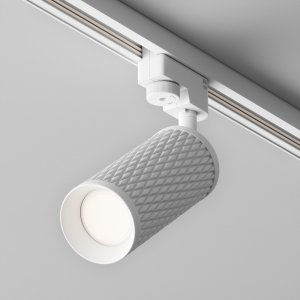  Lampa szynowa minimalistyczna nowoczesna regulowana aluminium biała Focus Design MAYTONI TR011-1-GU10-W