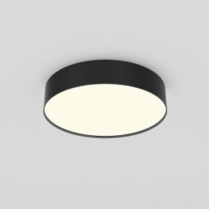 Lampa sufitowa LED nowoczesna aluminium czarna ZON MAYTONI C032CL-36W3K-RD-B