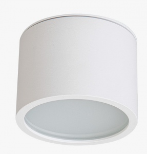 Lampa sufitowa natynkowa hermetyczna tuba spot sufitowy aluminium biały KENDAL LP-6331/1SM IP65 WH Light Prestige