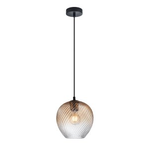 Lampa Wisząca Alias PND-3664-1-BRO-AMB Brąz Antyczny Bursztyn