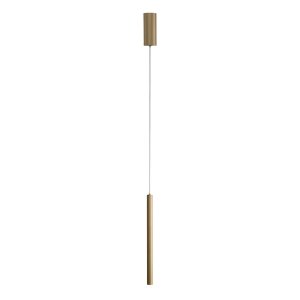 Minimalistyczna lampa wisząca tuba sopel złoty Valdes Italux PND-22302-1-GD