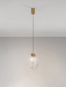 Lampa wisząca LED okrągła szklana designerska forma 15cm nowoczesna CONSUEGRA LE46001 Luces Exclusivas