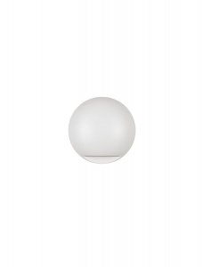 Kinkiet zewnętrzny LED biały okrągły wypukły minimalistyczny nowoczesny IP65 DONVELA LE75303 Luces Exclusivas