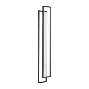 Lampa ścienna kinkiet metalowy czarny LED klasyczny nowoczesny prostokątny SYMMETRY ST-MD1027M Step Into Design