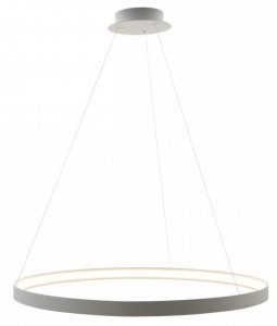 ZUMA LINE CIRCLE Lampa Wisząca Biały Ring 78cm LA0716/1-WH BIAŁY PIERŚCIEŃ LED