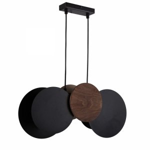 Nowoczesna lampa wisząca Tola 2 zwis Sigma 40892 brąz/ czarny
