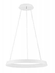 Nowoczesna lampa wisząca LED okrąg w kolorze białym BATALLAS LE44782 Luces Exclusivas