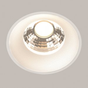 Biała Oprawka Wpuszczana Downlight Round Maytoni DL058-12W3K-TRS-W