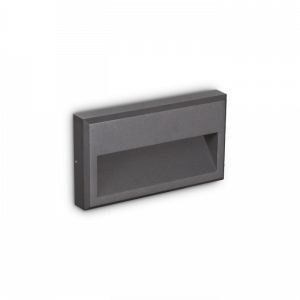 Minimalistyczna Antracytowa Oprawa Schodowa Zewnętrzna FEBE 250854 IDEAL LUX