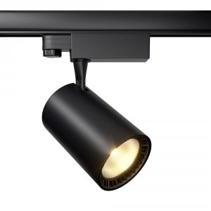 Lampa szynowa reflektor szynoprzewody 3-fazowe LED nowoczesny aluminium czarna tuba VUORO MAYTONI TR029-3-20W3K-B