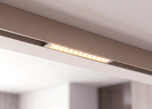 Beżowa oprawa liniowa LED do systemu szynowego magnetycznego Azzardo BETA KIRA 230V TRACK MAGNETIC 9W 3000K AZ7349