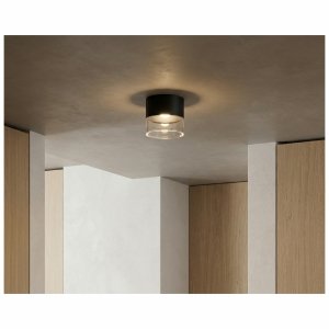 Czarna lampa sufitowa plafon spot LIMAN LED 10W CCT 3000/4000 K Azzardo AZ6550 