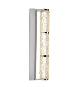 Kinkiet chromowany dekoracyjny LED 14W podłużny 46cm designerski nowoczesny Maxlight LOVE W0423 