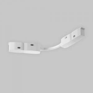 Akcesoria systemu szynowego złącze zasilania tworzywo sztuczne biały Accessories for tracks Exility MAYTONI TRA034CS-W-DE