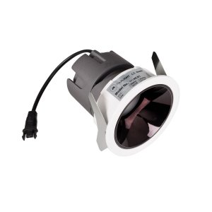 Oprawa wpustowa do skompletowania minimalistyczna okrągła biała aluminiowa Spilio H190.01 MAXLIGHT 