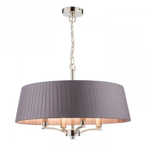 Żyrandol Abażurowy Vintage CRISTIN CRI0439 DAR LIGHTING