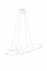 Biała Nowoczesna Dekoracyjna Lampa Wisząca LED FLY 345619131 TRIO