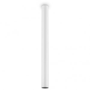 Aluminiowy Plafon Sufitowy Tuba Biały LOOK 233352 IDEAL LUX