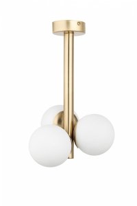 Lampa wisząca sufitowa Perla Lux 3 Sigma 40776 złoty szczotkowany