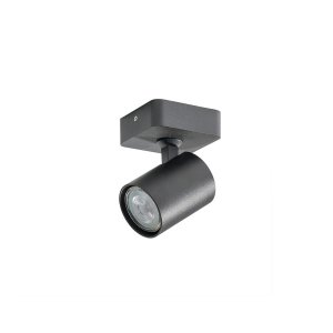 Pojedynczy Reflektor Spot Sufitowy/Ścienny Czarny GU10 EXO 1 BLACK Azzardo  AZ3193