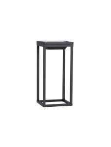 Minimalistyczna lampa solarna zewnętrzna do ogrodu klasyczna LED kolor antracyt ściamnialna IP54 OLVERTO LE75291 Luces Exclusivas