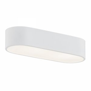 Niebanalny designerski nowoczesny zaokrąglony plafon biały TONI 6002 Argon