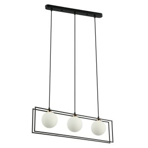 NOWOCZESNA LAMPA WISZĄCA DO JADALNI ITALUX GROSETTA PND-53423-3-BK