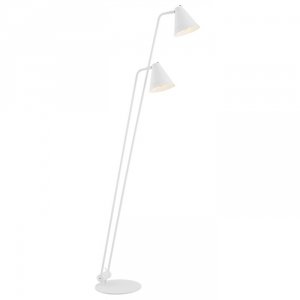 Biała Lampa Stojąca Podłogowa Vintage AVALONE 7076 ARGON
