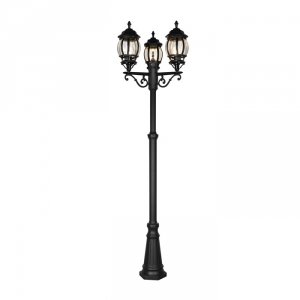 Klasyczna Lampa Ogrodowa Czarna ELVO 406960332 TRIO