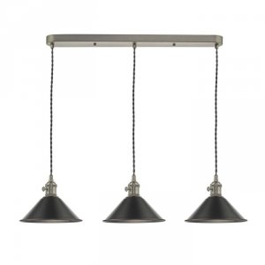 Chrom Lampa Wisząca Vintage Cynowane Klose HADANO HAD3661-02 DAR LIGHTING