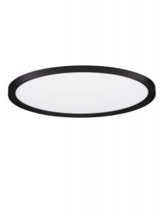Czarny okrągły plafon LED ANTONIO LE44883 Luces Exclusivas