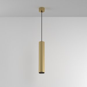  Nowoczesna lampa wisząca klasyczna tuba aluminium matowe złoto regulacja wysokości Artisan MAYTONI P082PL-GU10-MG