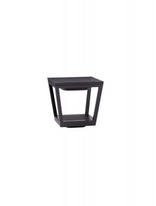 Minimalistyczna lampa solarna zewnętrzna do ogrodu z czujnikiem ruchu klasyczna LED aluminiowa kolor antracyt IP54 Luces Exclusivas 