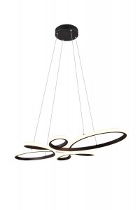 Czarna Nowoczesna Dekoracyjna Lampa Wisząca LED FLY 345619132 TRIO