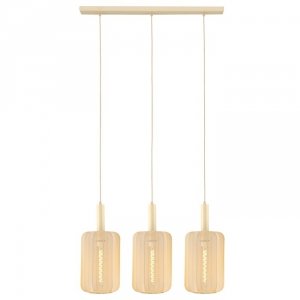 Lampa Wisząca Nowoczesna Beżowe Klosze Materiałowe CORINA 03447/03/38 LUCIDE