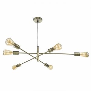 Minimalistyczna Lampa Wisząca Nowoczesna Mosiądz ALANA ALA0675 DAR LIGHTING