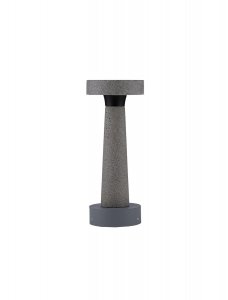 Lampa zewnętrzna do ogrodu stojąca LED szara wykonana z cementu minimalistyczna nowoczesna IP65 Luces Exclusivas 