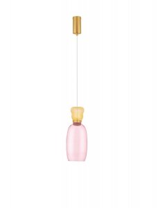 Lampa Wisząca z Kolorowego Szkła Luces Exclusivas PERENE LE44465