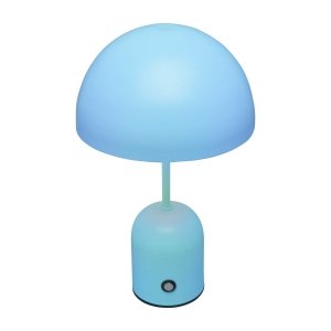Niebieska lampa stołowa biurkowa CANTIA Italux TB-75839-BLU