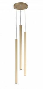 Złota lampa wisząca sopel III Sigma 33624 lampa nad stół nad wyspę złote rurki 