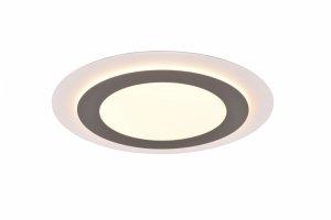 Nowoczesny Dekoracyjny srebrny Plafon LED MORGAN 641519207 TRIO pilot w zestawie