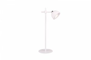 Nowoczesna Dekoracyjna Biała Lampka Biurkowa LED MAXIMA R57791101 RL