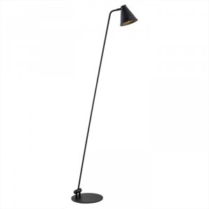 Czarna Lampa Stojąca Podłogowa Vintage AVALONE 8003 ARGON