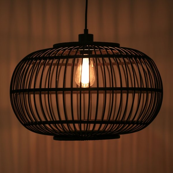 Lampa sufitowa bambusowa 46x46x28cm