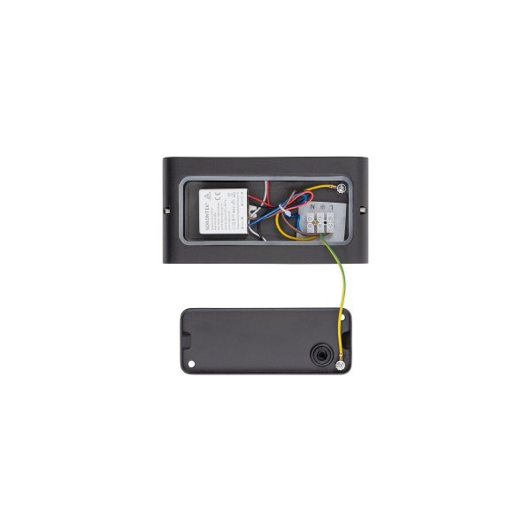Zewnętrzny elewacyjny kinkiet czarny SEMI LED M IP54 2x5W 3000K Nowodvorski Lighting 11364