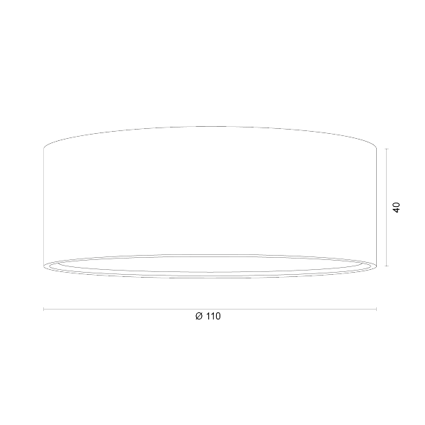Lampa sufitowa plafon okrągły klasyczny nowoczesny minimalistyczny biały ELORA 8915 Argon