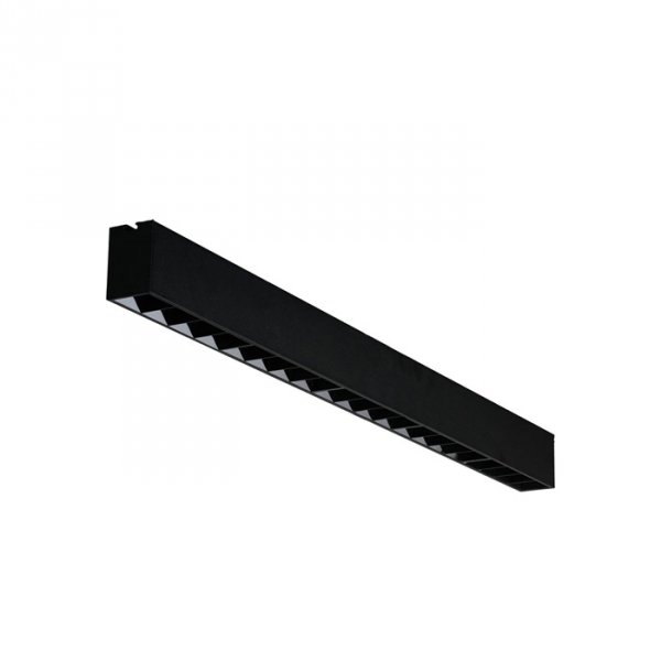 Minimalistyczny Plafon Sufitowy LED Czarny CCT LINELIO 67 AZ5668 AZZARDO