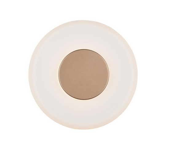 Minimalistyczny szklany kinkiet LED nowoczesny kolor coffee CELESTE 254910165 TRIO